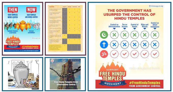 DAY 328
Dear @narendramodi Ji

Please #FreeHinduTemples from govt control start with #BJPStates

Most of the temples are in very bad state. I will tweet this everyday until some action taken I believe in you.

@AalayamKaappom @trramesh @annamalai_k @LostJedi_India @People4Dharma