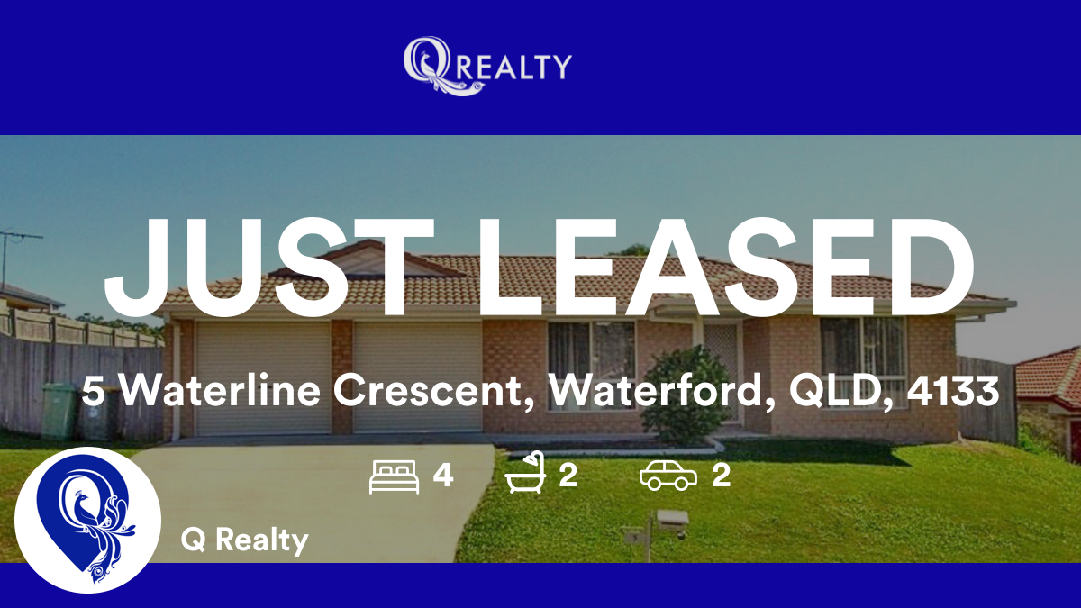 🛌 4 🛀 2 🚘 2
📍 5 Waterline Crescent, Waterford, QLD, 4133

Another happy tenant, and another happy landlord! 
All current rentals: qrealty.com.au/listings/?sale…
#qrealtyaus #leased...
rma.reviews/GbLx65pOgsn2