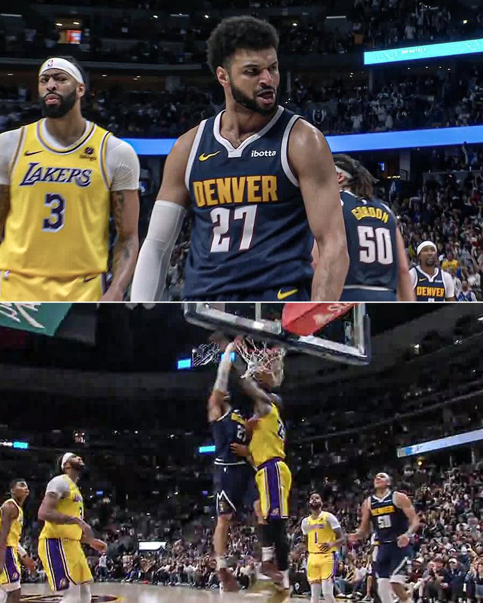 JAMAL MURRAY DUNKED ON LEBRON 🤯 Peep AD 👀