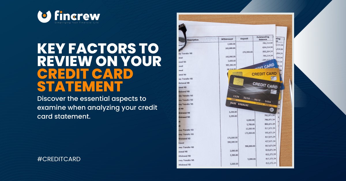 Ready to take control of your finances? Our latest blog post covers everything you need to know about reviewing your credit card statement. From fees to spending tracking, we've got you covered! 💳💰 

blog.fincrew.my/2024/04/30/key…

#CreditCards #FinancialTips