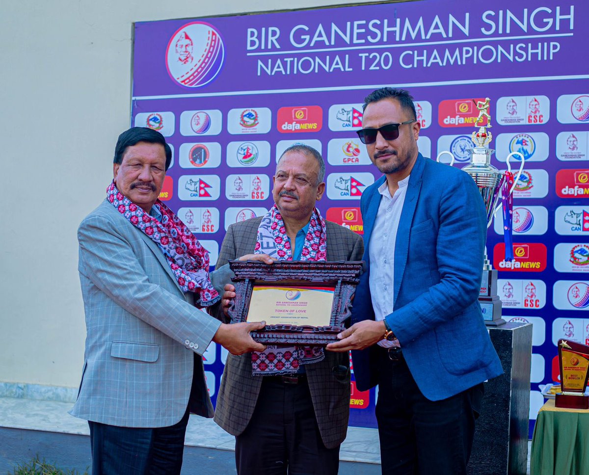 📷 Final moments captured in frames as Lumbini Province emerged victorious in the Bir Ganeshman Singh National T-20 Championship🇳🇵 🏏

#WorldCupYear2024 | #NepaliCricket | #oneballbattles