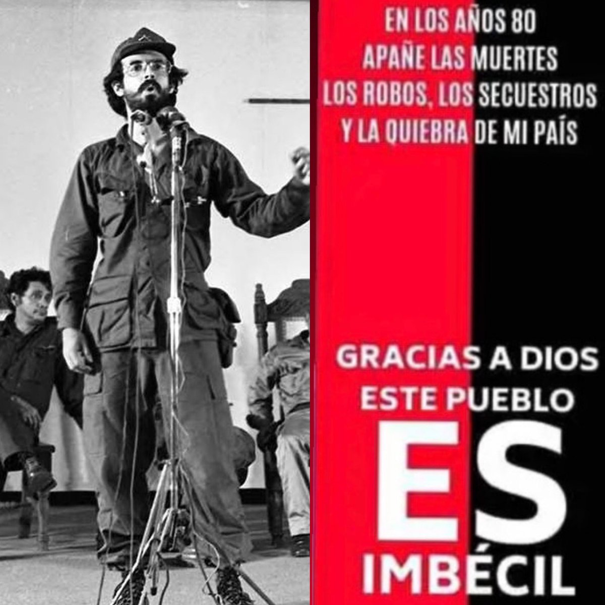 #TranqueandoNicaragua 
Los piricuacos no han cambiado, son los mismos de los 80’s #NoMasSandinismo #AbrilNoSeOlvida @FlacaExplosiva @ReportesN @EntrelineasNoOf