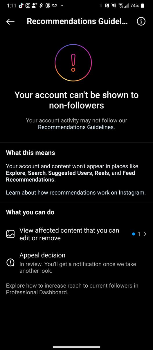 H2CodeExclusive's tweet image. Please help me get in contact with @instagram if you can! I'm a content creator whose account got shadow banned inches from 100k.

#instagram #instagramdisabled