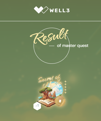 Happy questing! Just got 1 mythical insight😎 <a href="/well3official/">WELL3</a> <a href="/well3official/">WELL3</a> <a href="/keung/">Keungz</a> #WELL3 $WELL well3.com 🏝️