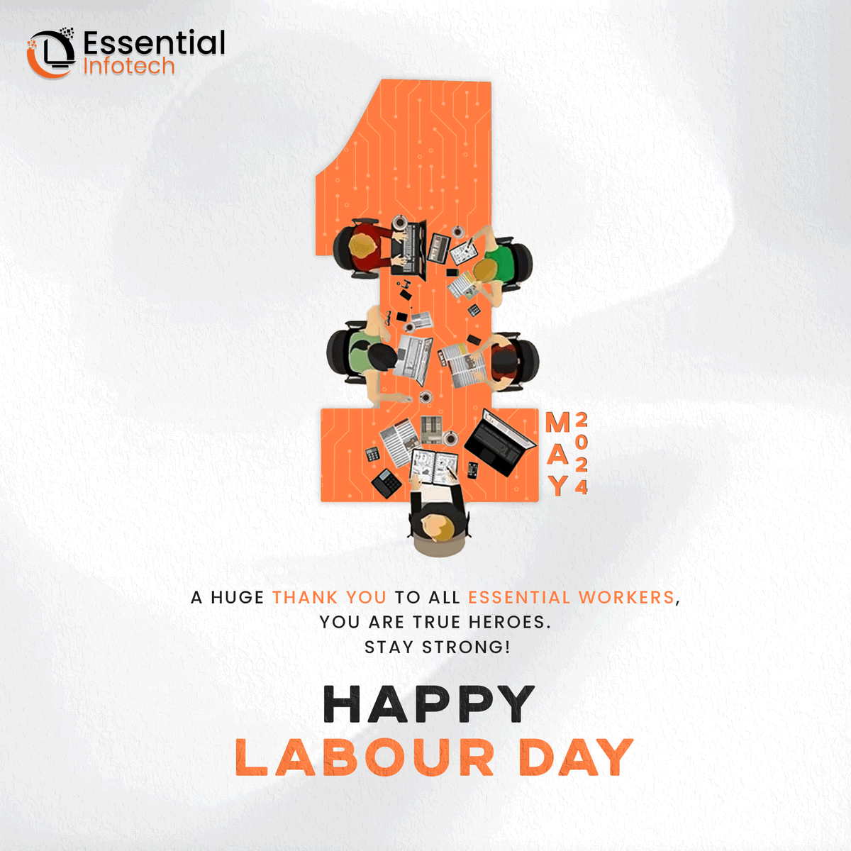 🎉 Happy Labour Day, everyone! 🛠️ Today, we celebrate the hard work, dedication, and achievements of workers around the world. Let's take a moment to appreciate the contributions of every individual who has helped build our communities and shape our society.