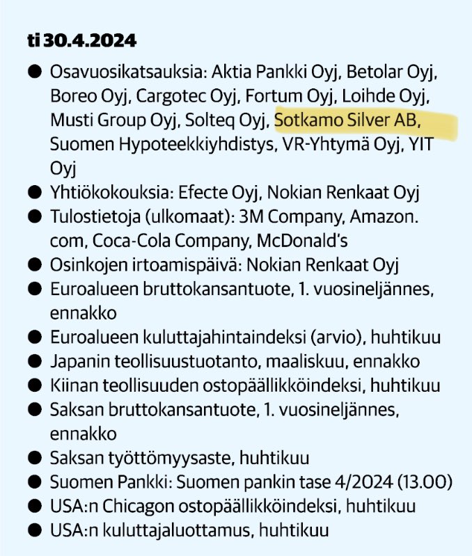 Vappuaaton 🥳 välähdykset. Niitä riittää. 

#SotkamoSilver kunnari, ajolähtö, takapesät täynnä vai joku muu tilanne luvassa tulosjulkistuksen merkeissä. 

SoSin tulos ulos klo 9 pintaan ja tulosinfo🎥 klo 1️⃣3️⃣