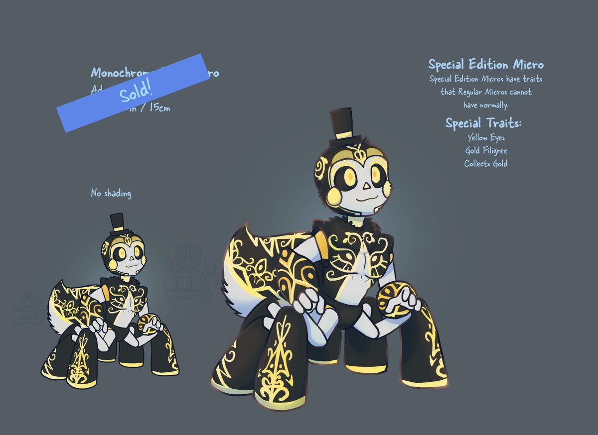 Filigree Micro Adopts They've all already been adopted You can see them early as a supporter before they go live, and have a chance to grab up all the little babs you want! #micromusicman #musicman #fnaf