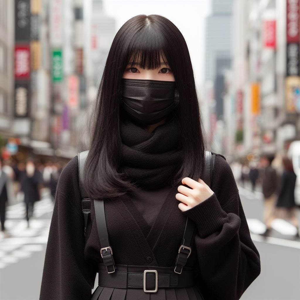 この前、遠目に目だけ見えている人がこっちに歩いてきたから中東の女性かと思ったてら、こんな感じの全身黒ずくめに黒マスクの推定日本人女性だったww