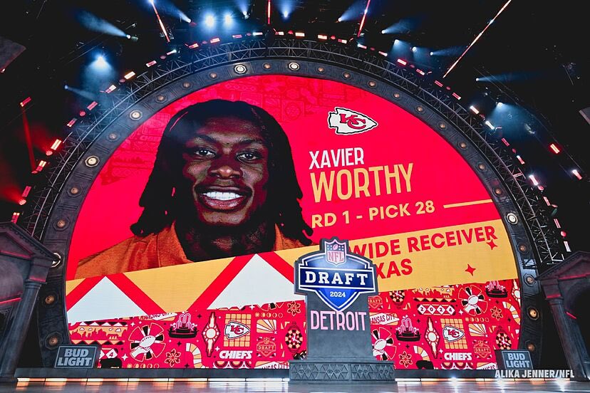 'I like that he can go all day.” - #Chiefs HC Andy Reid on first round pick WR Xavier Worthy