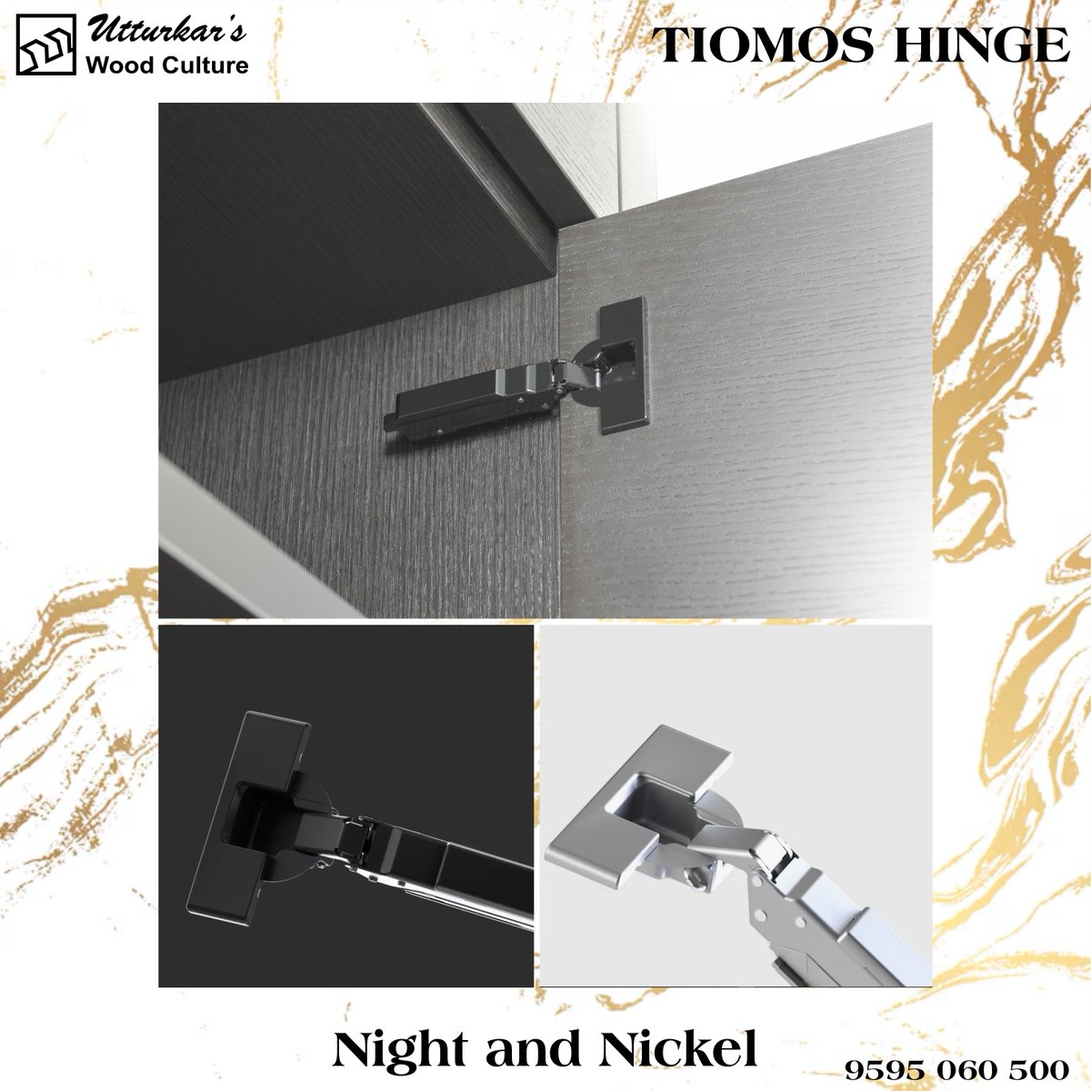 Tiomos hinges
Contact 9595-060-500 or email marketing@utturkars.co.in

#tiomoshinges #hinges #qualityhinges #softclosehinges #smartsolutions #tarekutturkar #UtturkarsWoodCulture #kitchens #kitcheninteriors #trending #foryou