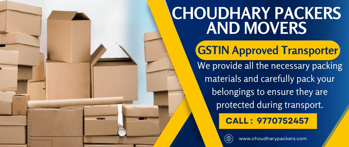 ChoudharyPacker's tweet image. Choudhary Packers and Movers Jabalpur

choudharypackers.com › ka...

Katni | Choudhary Packers and Movers Jabalpur | ISO Certified ...

Choudhary Packers and Movers ranks as one of the leading providers of packing and moving services in India as well as abroad. Though