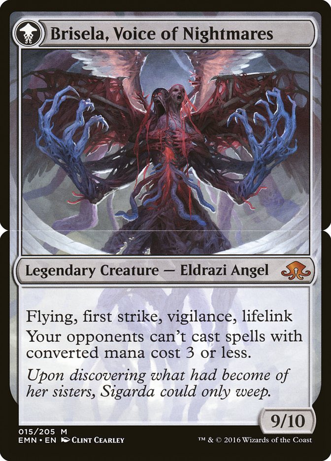 @spacebeleren My love for the Eldrazi body horror aesthetic + getting to say the angels are lesbians and Emrakul said “be gay do crime” and made them into a monster