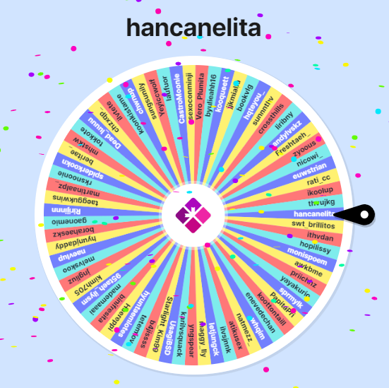ganadorq : @hancanelita !! manda dm con tu gp :3