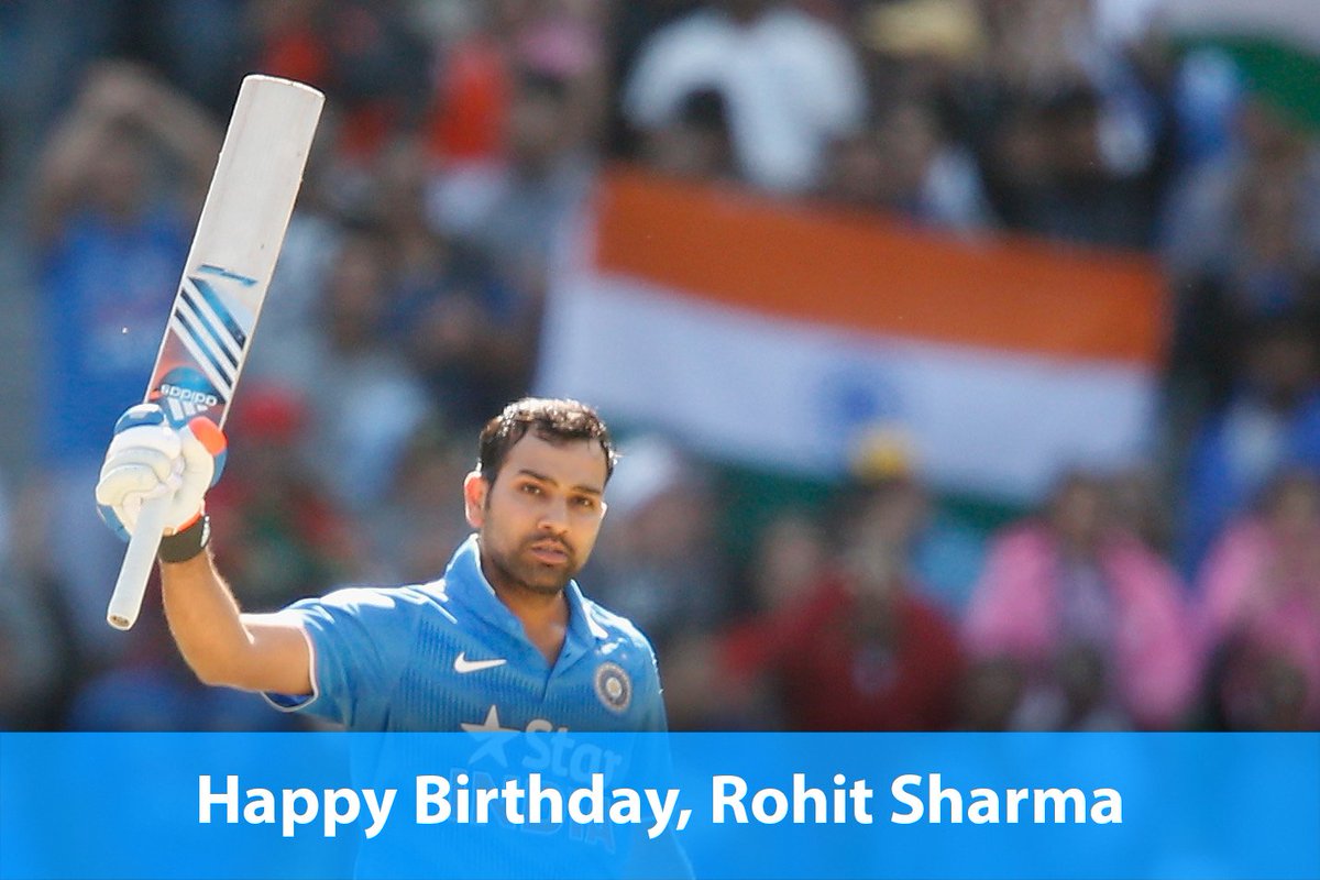 ✳️ 48 international centuries
✳️ Only player with 3 ODI double 100s
✳️ Six IPL titles  🏆🏆🏆🏆🏆🏆

Rohit Sharma turns 37 today!! 🎂🥳

#HappyBirthdayRohit