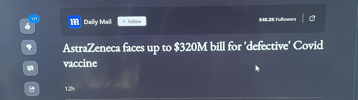 SAFE AND EFFECTIVE THEY SAID. 

Strap yourself in folks, things are going to get interesting from here. 

Oh, and remember when the covidiots said it was just a conspiracy theory. 

@ScoMo30 What have you got to say about this?