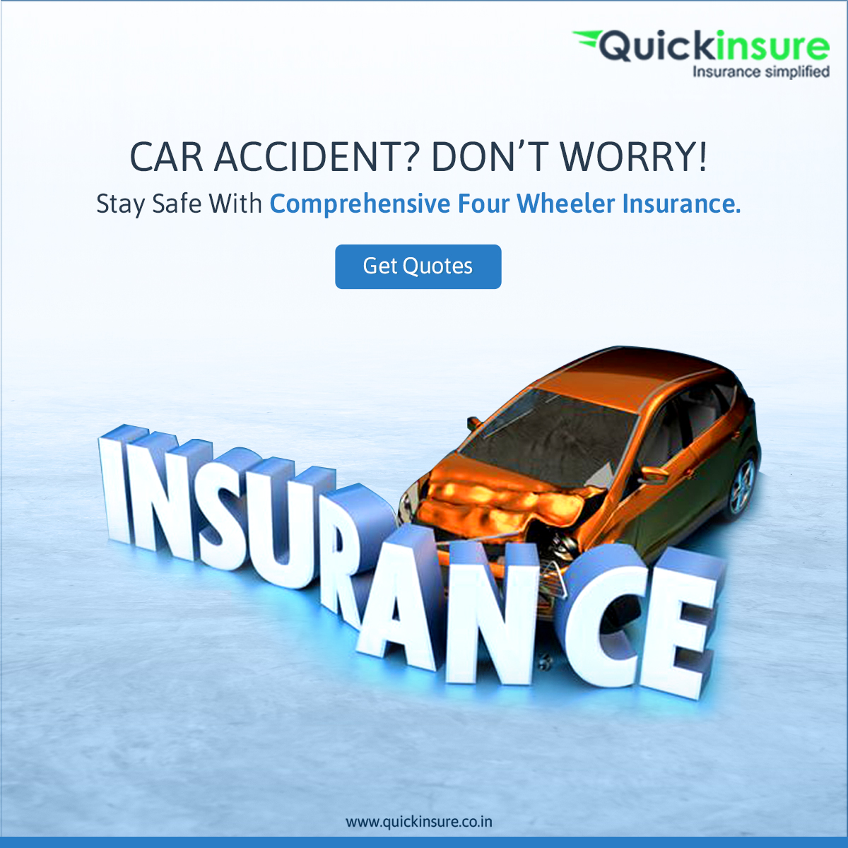 #CarAccident? Don’t worry! Stay Safe With Comprehensive #FourWheelerInsurance.
Visit us at bit.ly/44eSk1g to find the perfect policy tailored to your needs.
#CarInsurance #OnlineInsurance #BuyOnline #Insurance #TuesdayFeeling #TrendingNow #Quickinsure