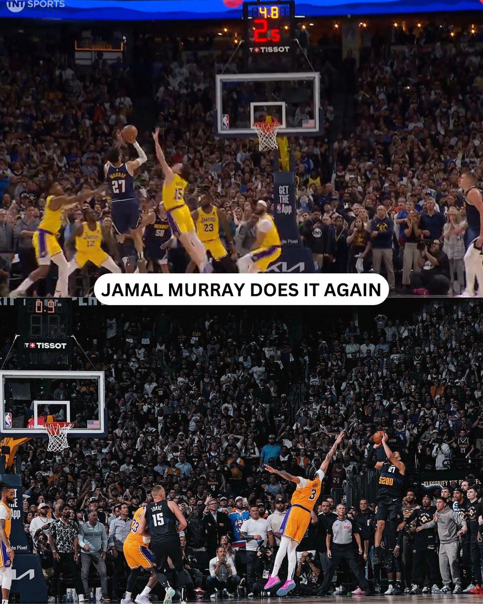 Jamal Murray was definitely the Lakers' kryptonite in the 1st Round 🙌