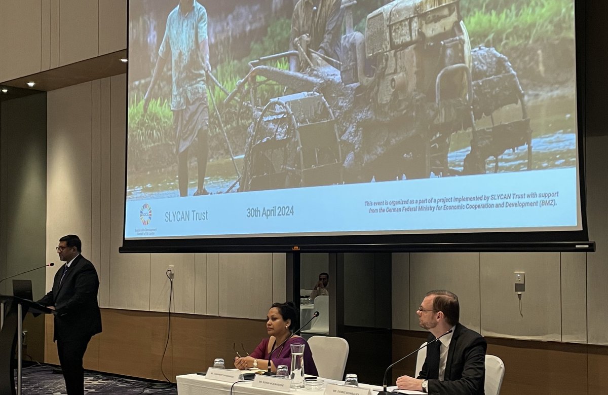 📢LIVE: Thematic Dialogue on Public-Private Parterships for Optimizing Sudtainable Financing in the Agriculture Sector 📸Keynote address by @Ruwan_official We hope to gain insights from the finance sector on #feasibility & #scalability of agri-food projects & technology