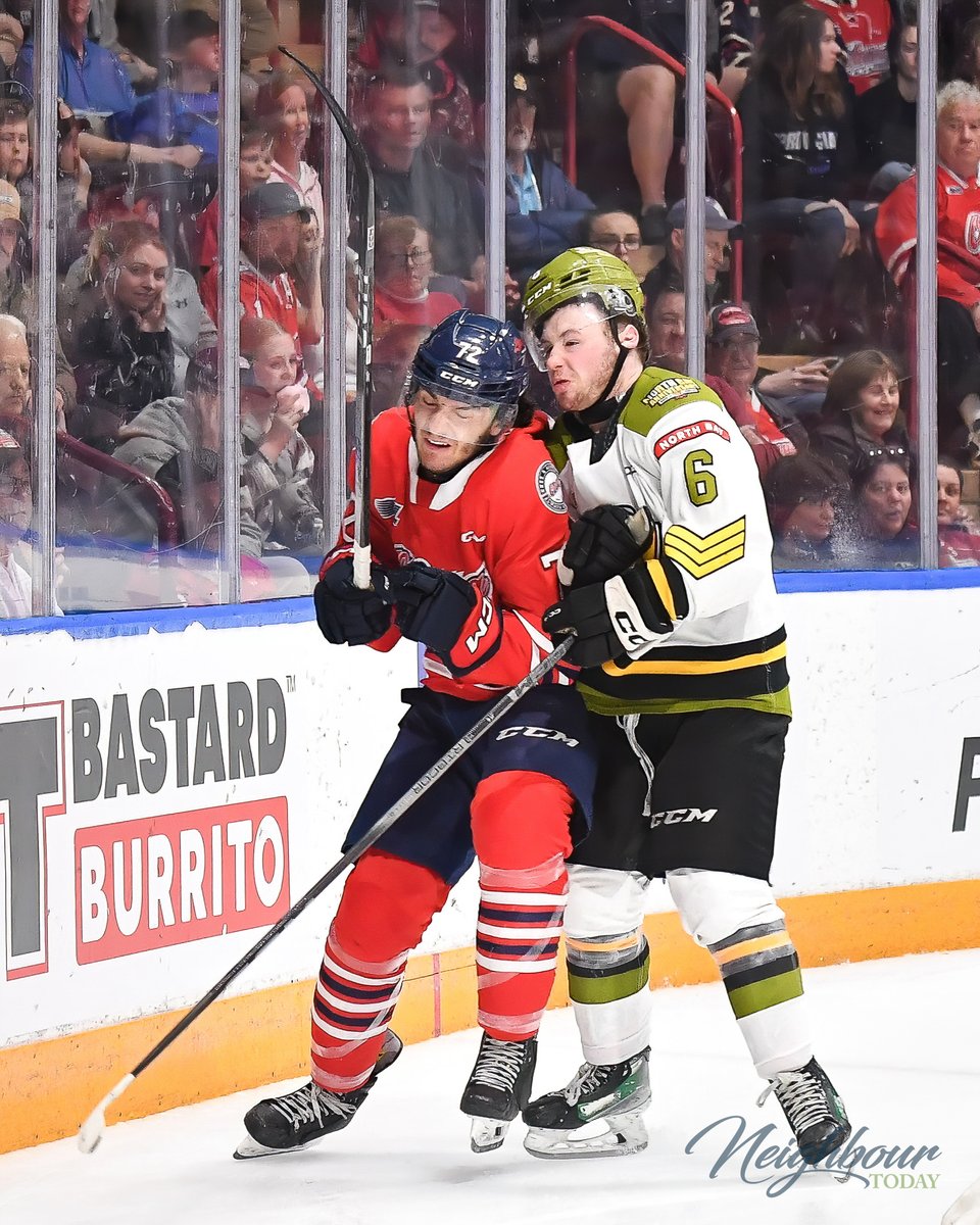 Draft Eligible (@draft_eligible) on Twitter photo 29Apr2024 - Excited to be headed North to watch <a href="/CHLHockey/">Canadian Hockey League</a> Round 3, Game 4 <a href="/OHLHockey/">Ontario Hockey League</a> action on Wed May 1st as the <a href="/Oshawa_Generals/">Oshawa Generals</a> look to close out this EasternConference Final in 4 games vs <a href="/OHLBattalion/">North Bay Battalion</a> . Pics attached here, courtesy of Game 2 and NeighbourToday Oshawa... 29Apr2024 - Excited to be headed North to watch <a href="/CHLHockey/">Canadian Hockey League</a> Round 3, Game 4 <a href="/OHLHockey/">Ontario Hockey League</a> action on Wed May 1st as the <a href="/Oshawa_Generals/">Oshawa Generals</a> look to close out this EasternConference Final in 4 games vs <a href="/OHLBattalion/">North Bay Battalion</a> . Pics attached here, courtesy of Game 2 and NeighbourToday Oshawa...