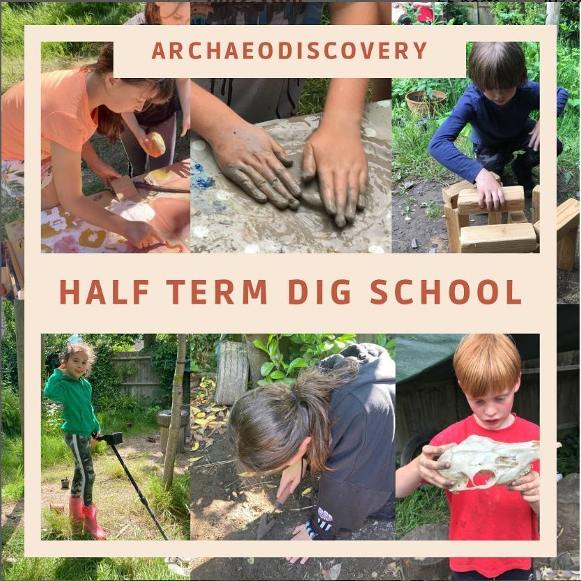 🌈Next DIG SCHOOL for 7-12 yr olds will be on May 30 - 31st ✨💫

⚒️ Join us for 2 fun filled days exploring archaeology themes and techniques ⚱️🦴🪙 

Book now: buff.ly/47Dd8kv 

 #archaeologyforkids #thingstodoinsussex #halftermactivities #eastsussex #uckfield #lewes