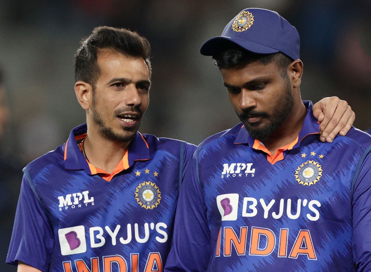 🚨BREAKING🚨 - Sanju Samson, Yuzvendra Chahal picked for #T20WorldCup2024 

Squad - Rohit Sharma (C), Hardik Pandya (VC), Yashasvi Jaiswal, Virat Kohli, Suryakumar Yadav, Rishabh Pant (WK), Sanju Samson (WK), Shivam Dube, Ravindra Jadeja, Axar Patel, Kuldeep Yadav, Yuzvendra…