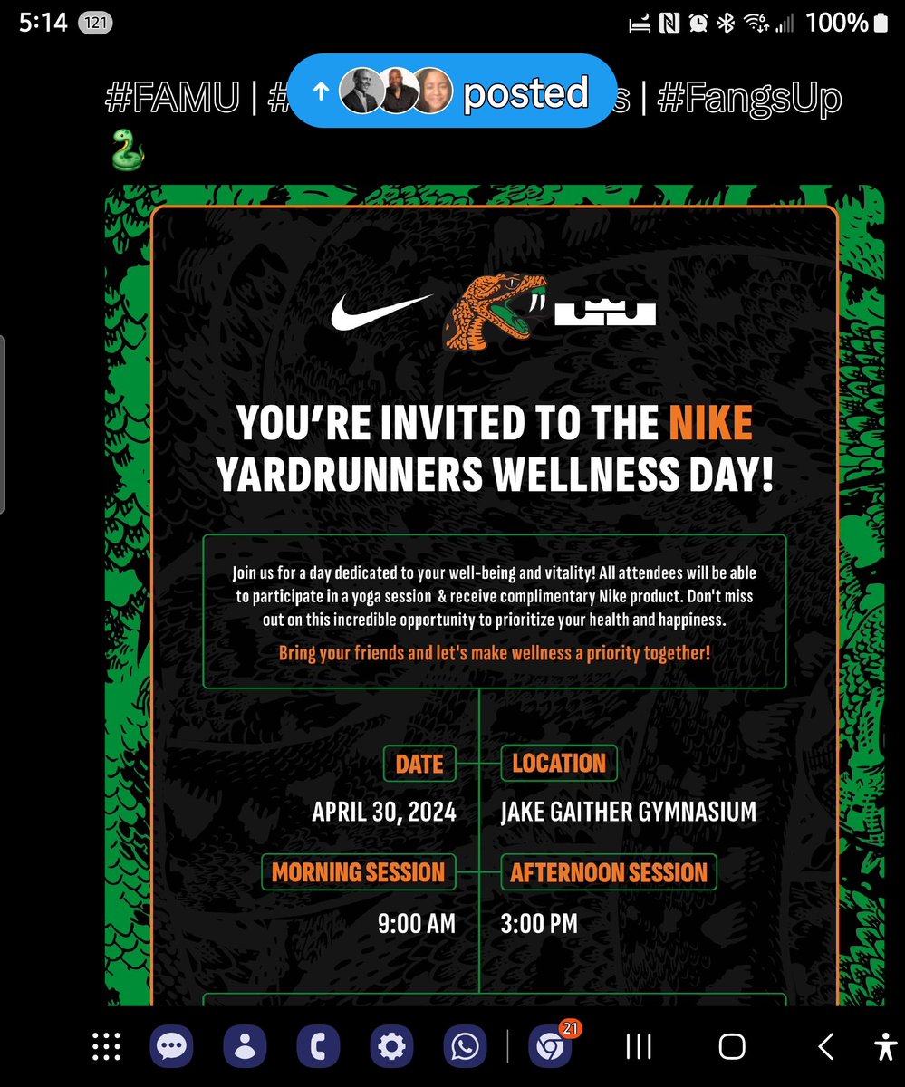 @Fire923 @bjnt92281 @yardtalkhbcu 'partnership' - FAMU and Nike ... it includes participation .... not just an exchange of $ for shoes or a jersey. I have no knowledge of the contract, but it's the visibility of Nike joining w/ FAMU to create, sponsor, develop on-campus projects beyond a shoe and jersey.