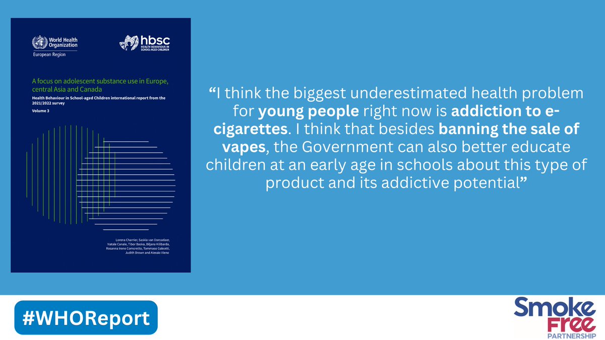 ⚠️ @WHO_Europe: '#ecigarette use surpassed cigarette smoking among teenagers'. While the industry pulls the wool over our eyes, promoting novel products as smoking cessation tools, we know they want to hook the youth to their toxic products. Report ➡️ bit.ly/44kdjkK