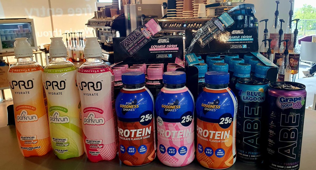 Check out our new line of energy products at #Cafe42Degrees as we celebrate the opening of our new #Gym from 1 May