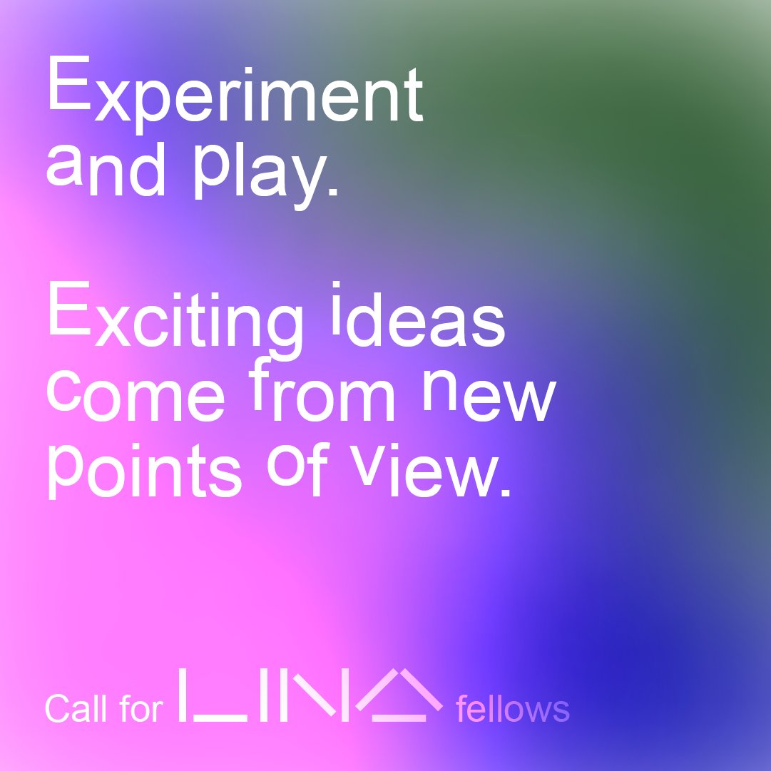 LINA (@lina_community) on Twitter photo If you’re eager to experiment by stepping out of your comfort zone, either through material research or through creating new, out-of-the-box approaches in spatial practices: apply to work with #lumaarles, <a href="/tu_wien/">TU Wien</a> , <a href="/Forecast_PF/">Forecast Platform</a>, <a href="/trienaldelisboa/">Trienal de Lisboa</a>, @cityastheatre, @daenews ... If you’re eager to experiment by stepping out of your comfort zone, either through material research or through creating new, out-of-the-box approaches in spatial practices: apply to work with #lumaarles, <a href="/tu_wien/">TU Wien</a> , <a href="/Forecast_PF/">Forecast Platform</a>, <a href="/trienaldelisboa/">Trienal de Lisboa</a>, @cityastheatre, @daenews ...