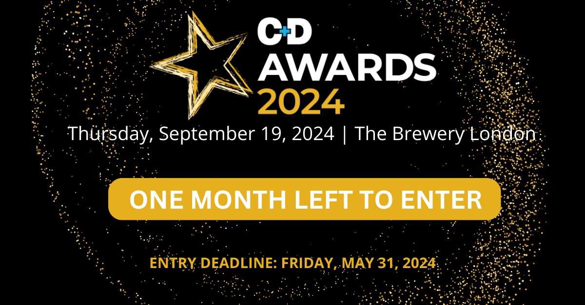 ⏰ Time is running out! Only one month left to submit your entries for the C+D Awards 2024! Don't miss your chance to be recognised for your outstanding contributions. Start your entries today! 🏆ow.ly/Bzs150QJpe8 #CDAwards #CommunityPharmacy
