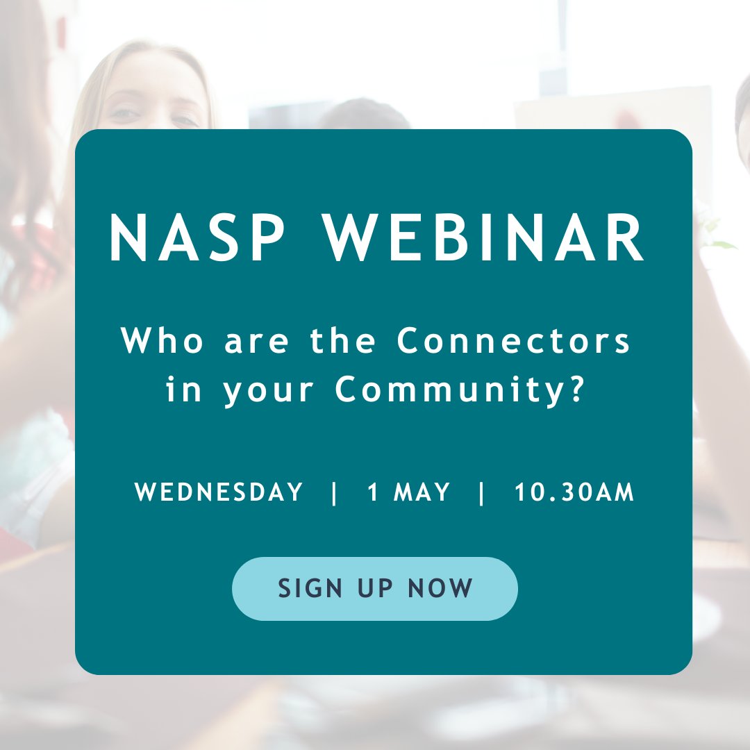 Who are the Connectors in your community? Join us on the 1st May at 10.30am to learn about Connectors, who are the individuals within our communities who simply signpost people to places where they can find out about support and opportunities. Sign up: ow.ly/byKe50RqLyW