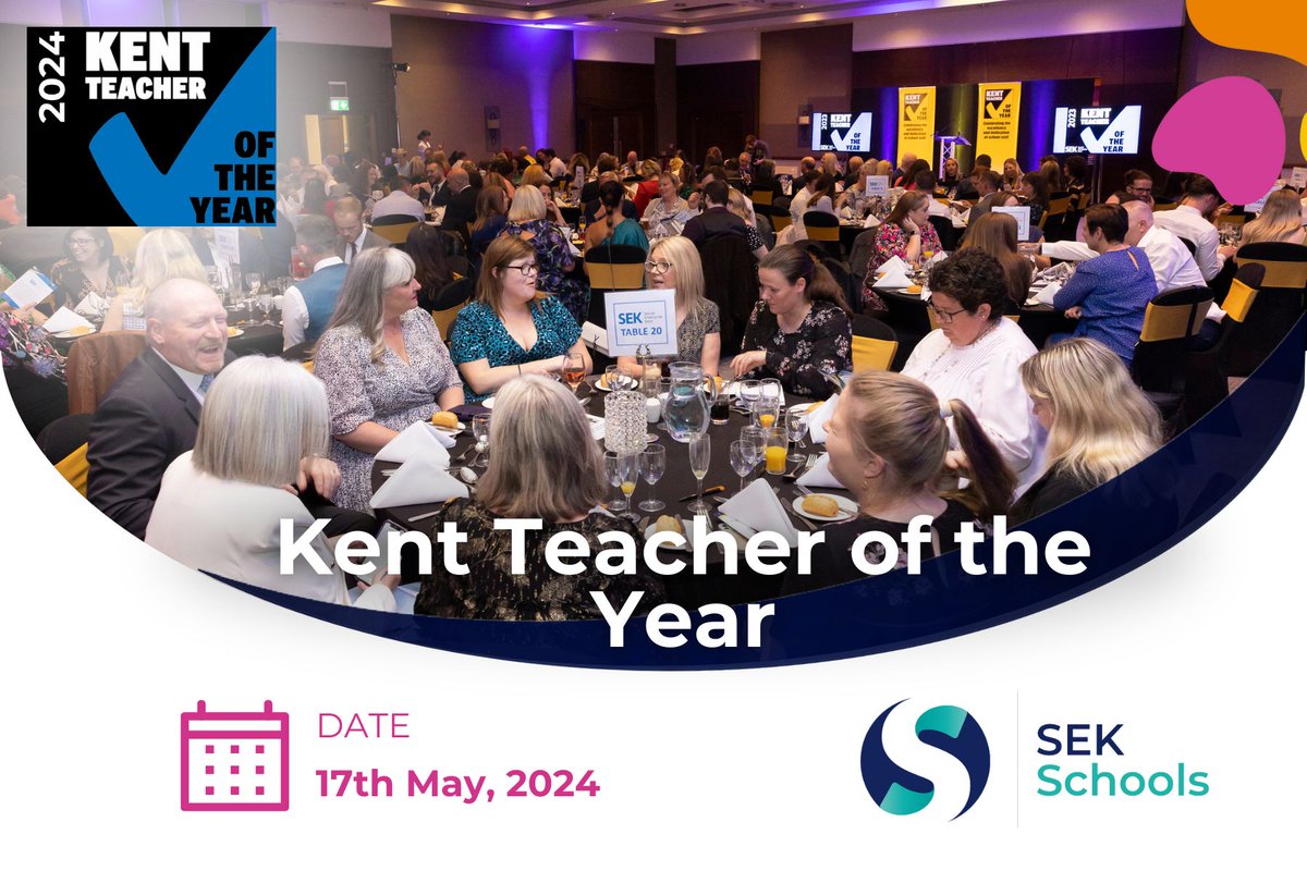 Seeking assistance! To make our Kent Teacher of the Year Awards inclusive & we need a British Sign Language (BSL) interpreter, May 17th Ashford, 7pm to 10pm, with signing required from 8:30pm to 10:30pm. If you know someone who can help, please email Jo j.homes@sekgroup.org.uk