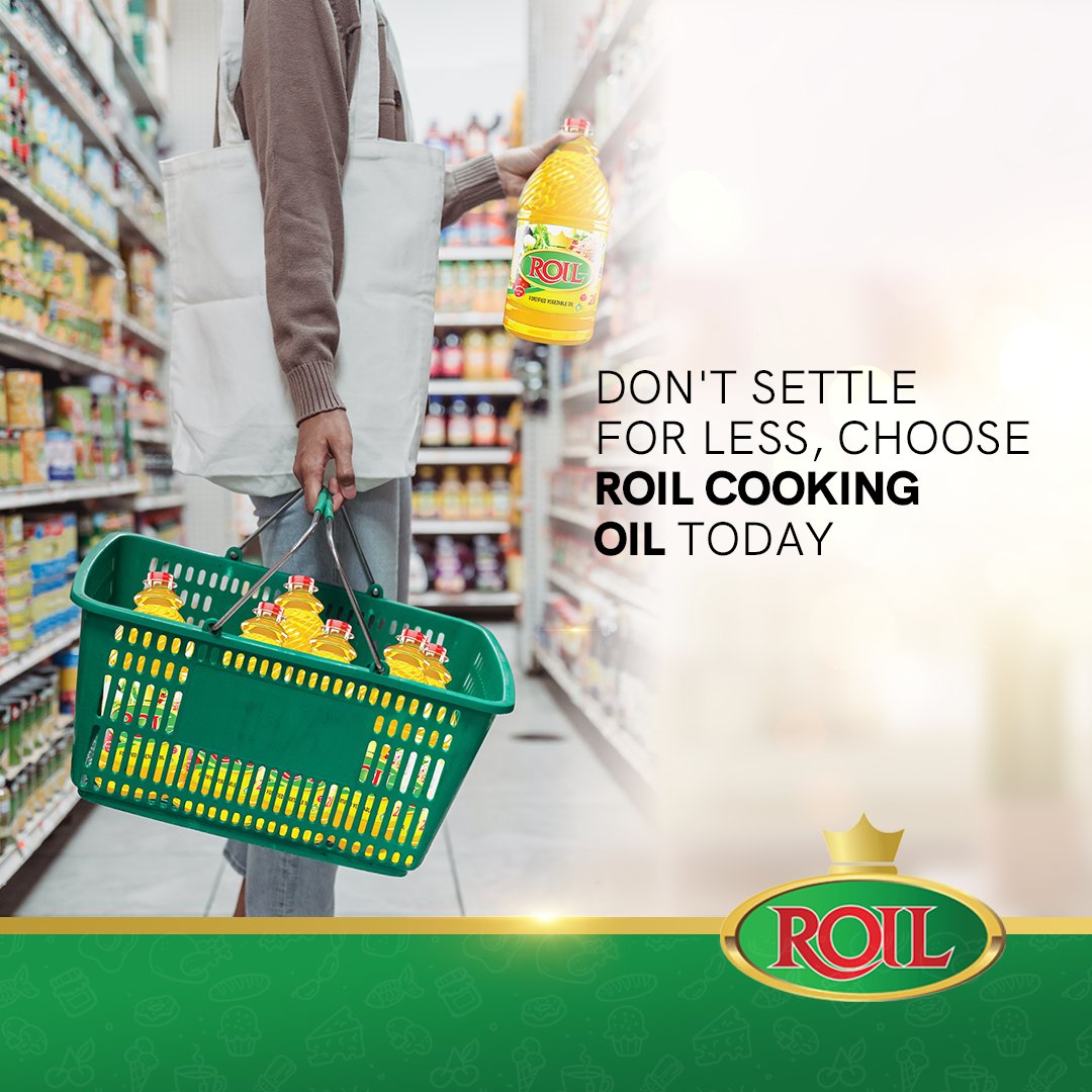 It's a Choose-day, don't settle for less, choose Roil Cooking Oil Today. ✅Long lasting ✅Loved by generations ✅Healthy @BusisaMoyo #RoilCookingOil