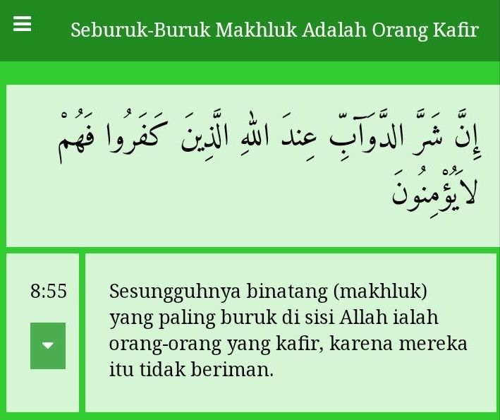 Misalnya STY, walaupun berjasa besar bagi sepakbola +62, apakah ia tetap menjadi binatang paling buruk di sisi @allah?