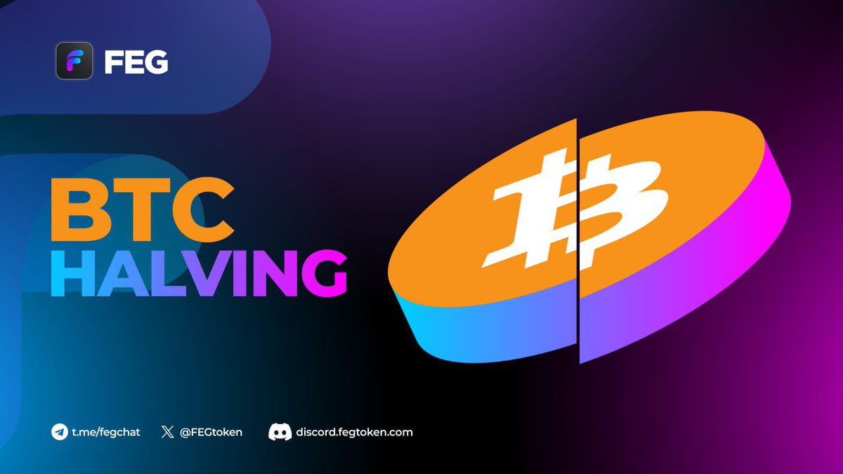 ‼️POST HALVING‼️

FEG is rallying against the market 📊

A sign of strength at this precise moment is a huge indicator of what is to come if your invested in #FEGtoken

SET YOUR REMINDERS &amp; TUNE IN - x.com/i/spaces/1ZkJz…

💪🏽❤️🦍

#SmartDeFi #FEG $ETH $BNB #BTC