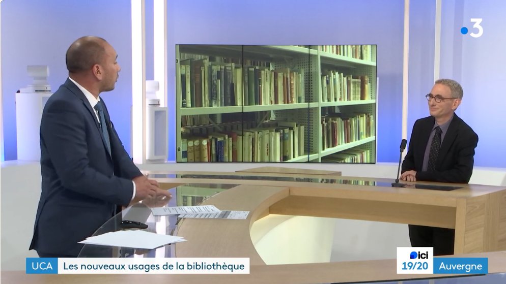 📢#KAP | Reportage sur le déménagement des collections des @uca_bu vers le KAP, avec l'interview de #Mathias Bernard (Président de l'#UCA) ! Rendez-vous dans le JT de @F3Auvergne du mardi 23 avril 2024 (à partir de 3mn 47) pour en savoir plus ➡️y.uca.fr/nU7RW