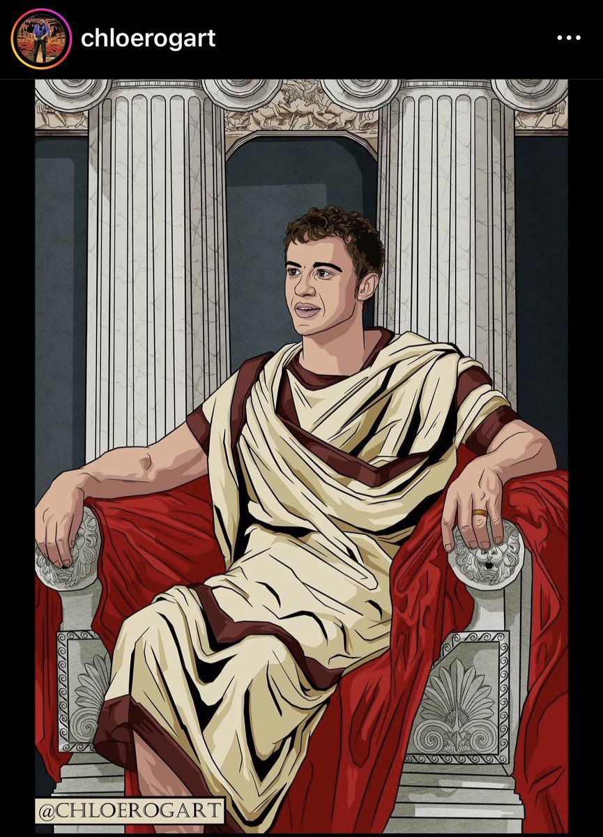 joseph as emperor caracalla art 🤩
this is the best thing I’ve seen today 
 
credit to the artist chloerogart