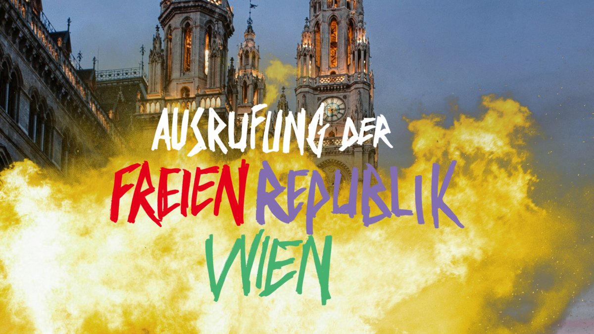 Am 17. Mai hab ich die Ehre, gemeinsam mit @PussyRiot, @CaroRackete, Elfriede Jelinek und vielen mehr am Rathausplatz die ❗️FREIE REPUBLIK WIEN❗️ auszurufen. 🔥Die Festung, sie wird brennen... 🔥 Wien oida, Beč oida, Freie Republik oida!