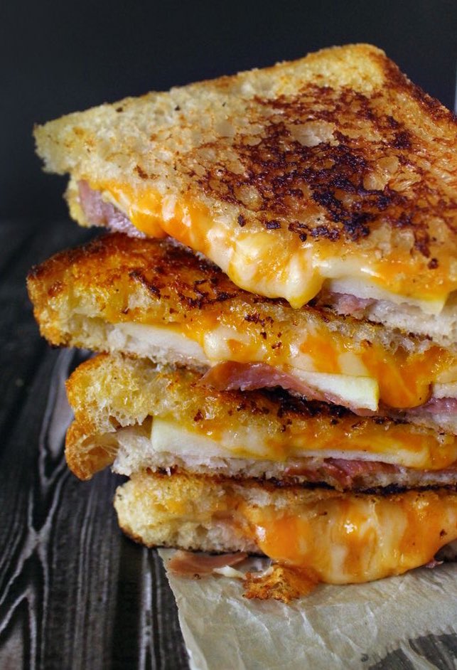 Ham and Cheese Eggy Bread Sandwich