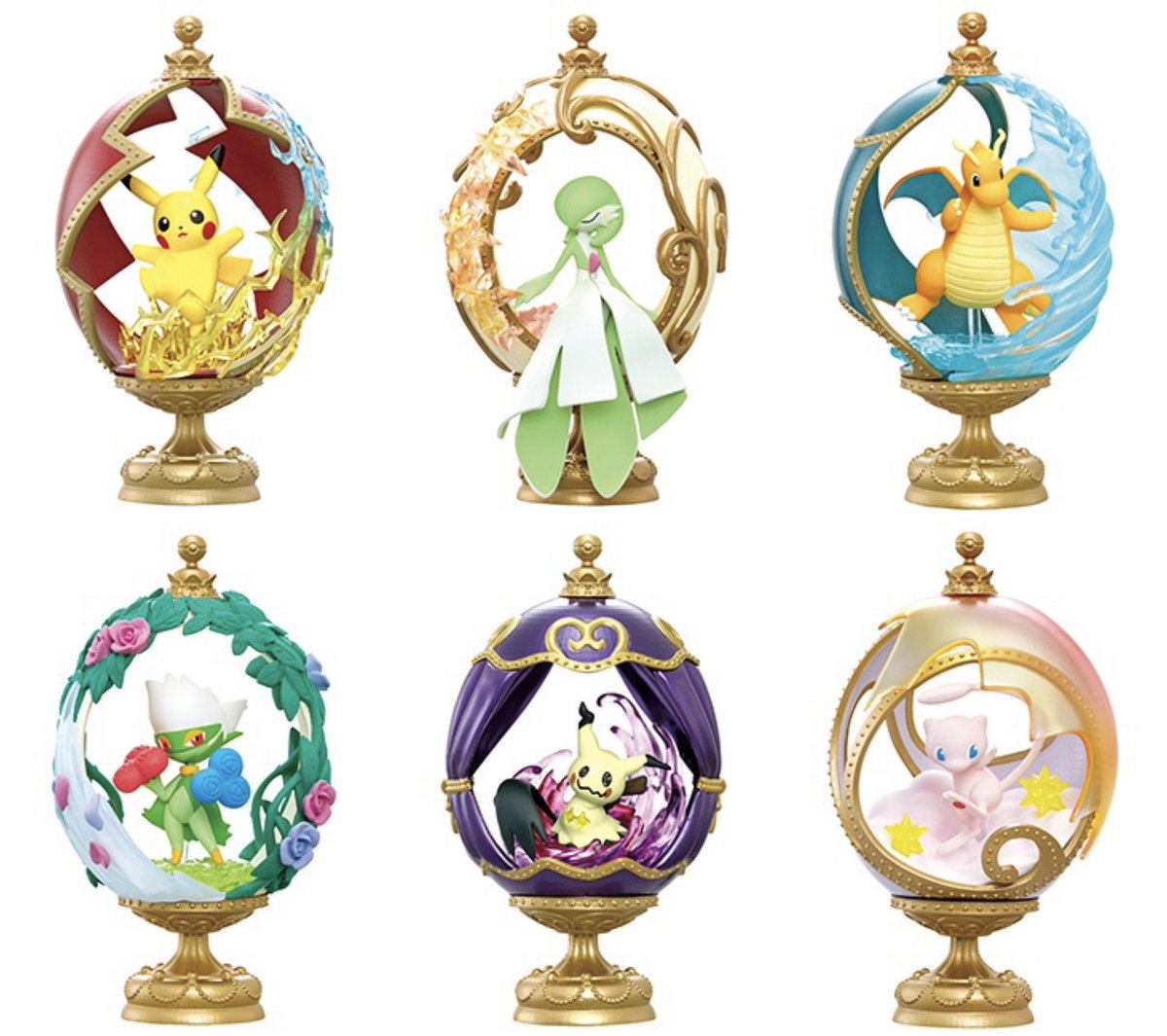 ポケモン OVALTIQUE COLLECTION 発売予告 5月27日発売 re-ment.co.jp/product/r20797