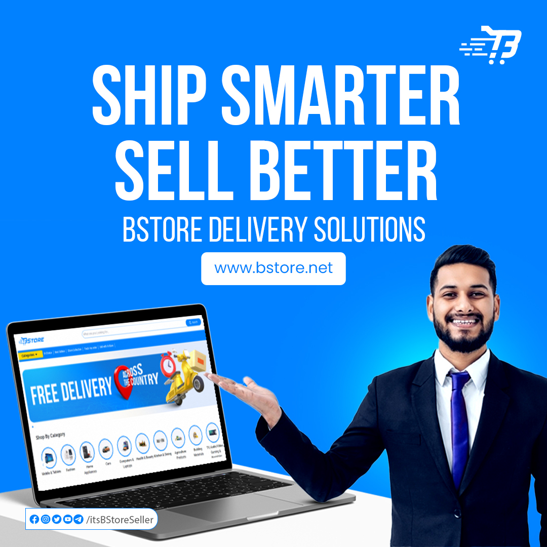 Deliver with Confidence: BStore's Smart Shipping Solutions pave the way for greater sales success.

#BStore #Shipping #Ecommerce #DeliverySolutions #Business #Logistics #SellOnline #OnlineStore #SmallBusiness #Entrepreneur #Retail #ShippingOptions #Convenience #CustomerExperience