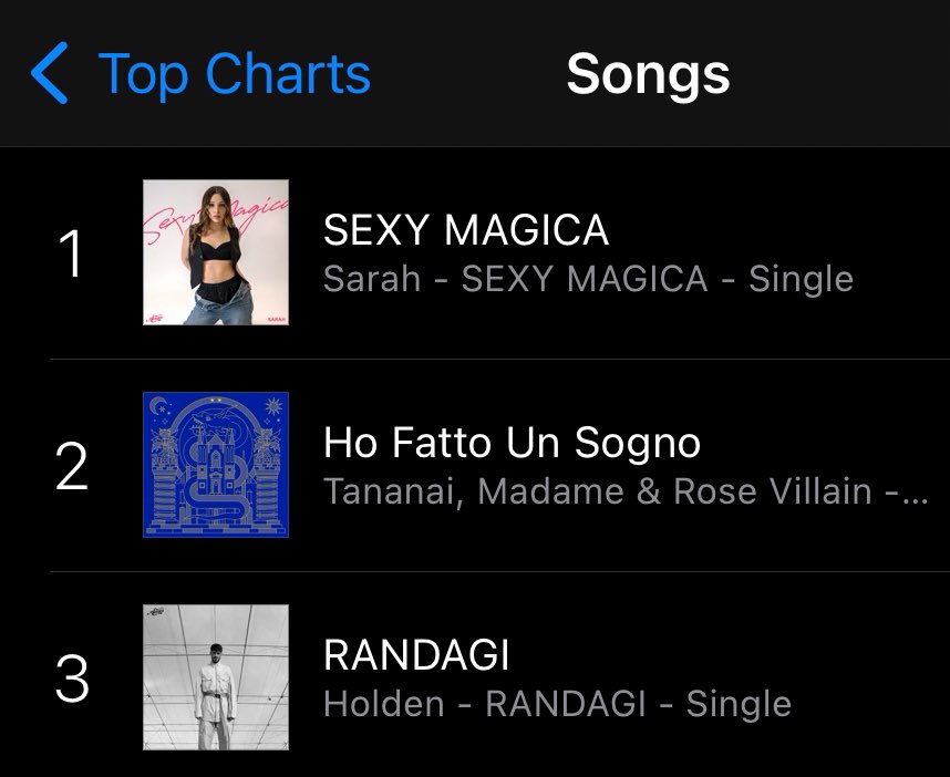 COSA DITE SEXY MAGICA PRIMA SU ITUNES IL VENTO STA CAMBIANDOOO