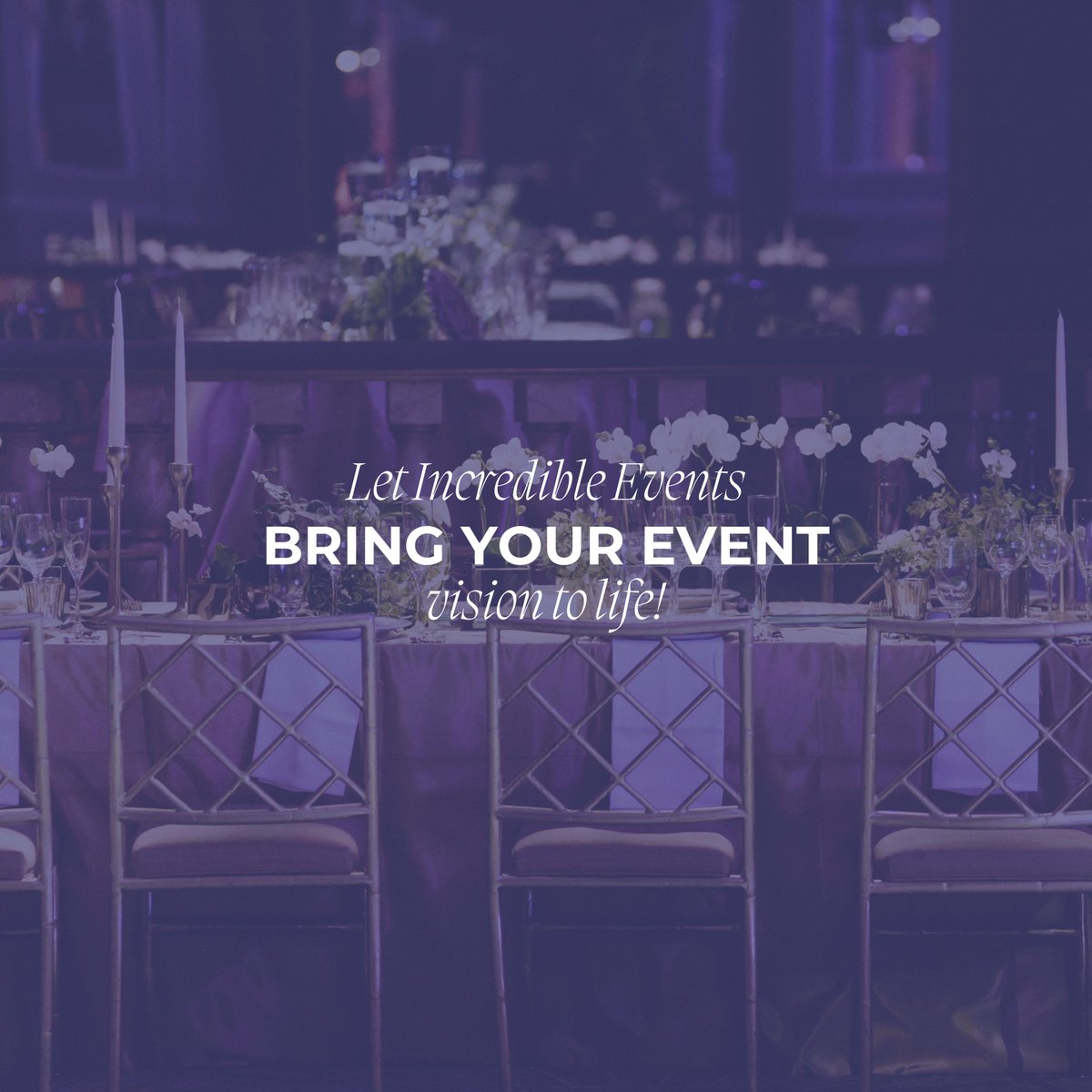 Leave the planning stress to us! From workshops to #weddings, Incredible Events & Weddings ensures a flawless experience. Focus on making #memories while we handle the details. Your event will be amazing with us!

#incredibleevents #eventmanagementcompany #StressFreeEvents