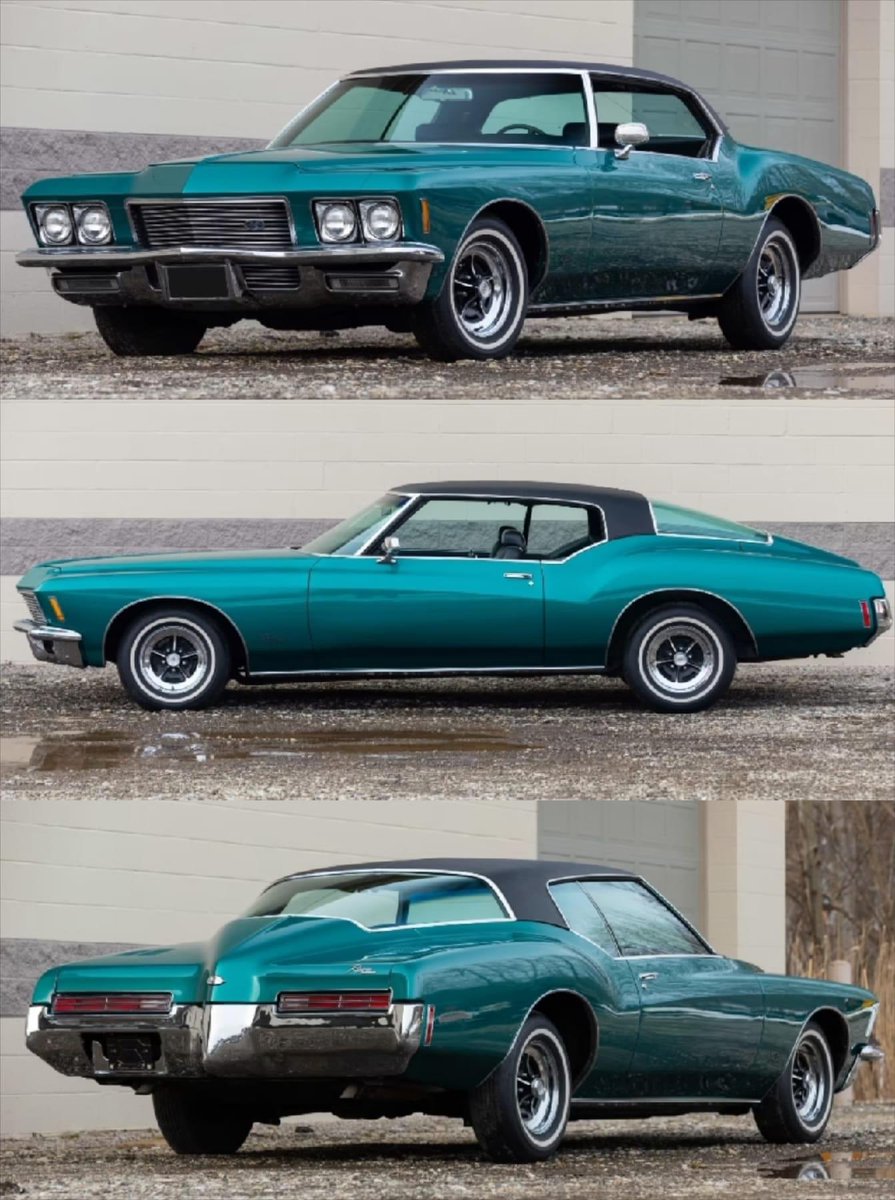The gorgeous 71 Buick Riviera…love the boat tail design…