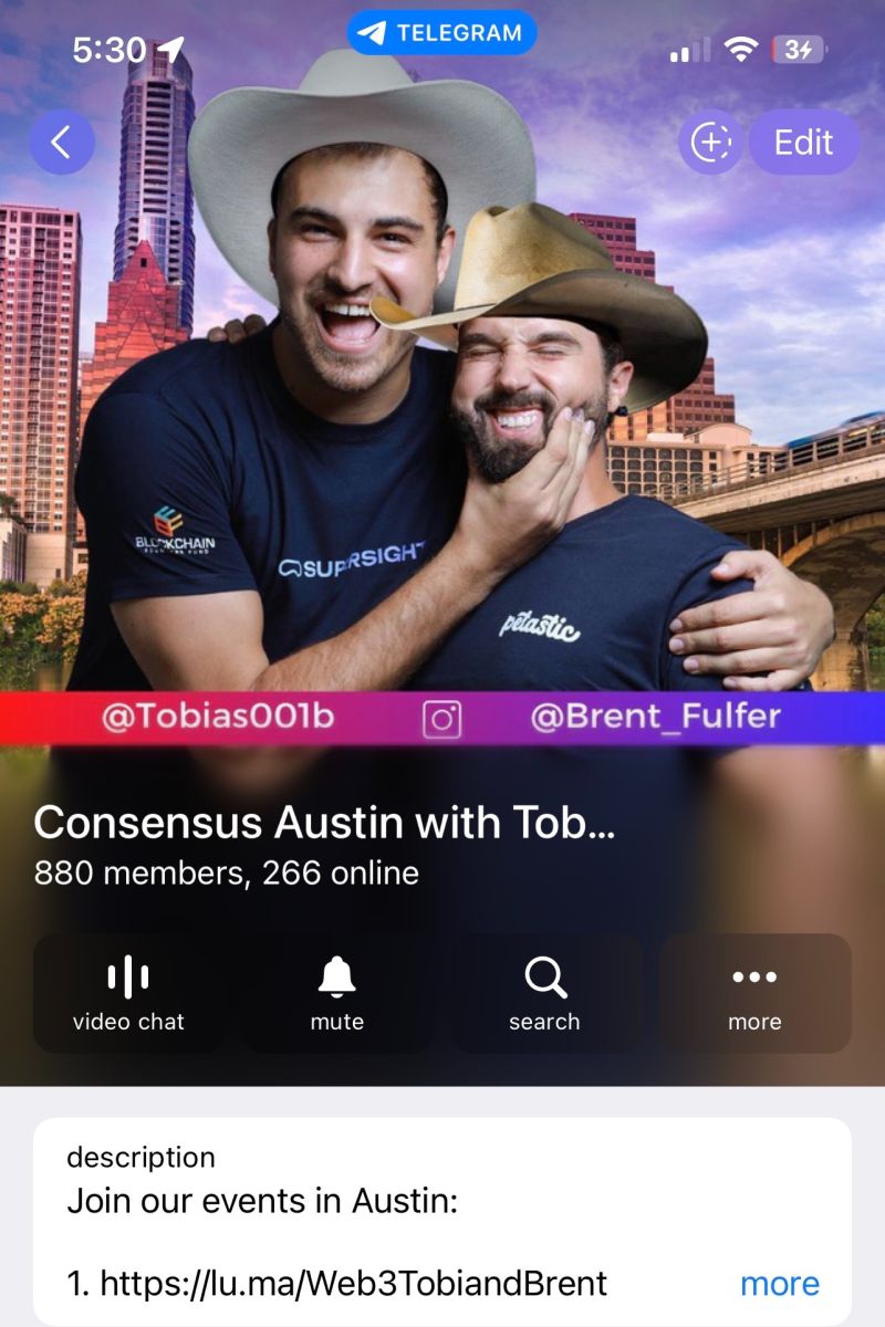 @Brent_Fulfer and I have created one of the biggest groups on @telegram for @consensus2024 by @CoinDesk in Austin, Texas in 5 days! 💯🔥

Comment below with “add” if you want to join. We close the group once 2K members are reached 😂🙏

#web3 #blockchain #vcfunding #consensus2024