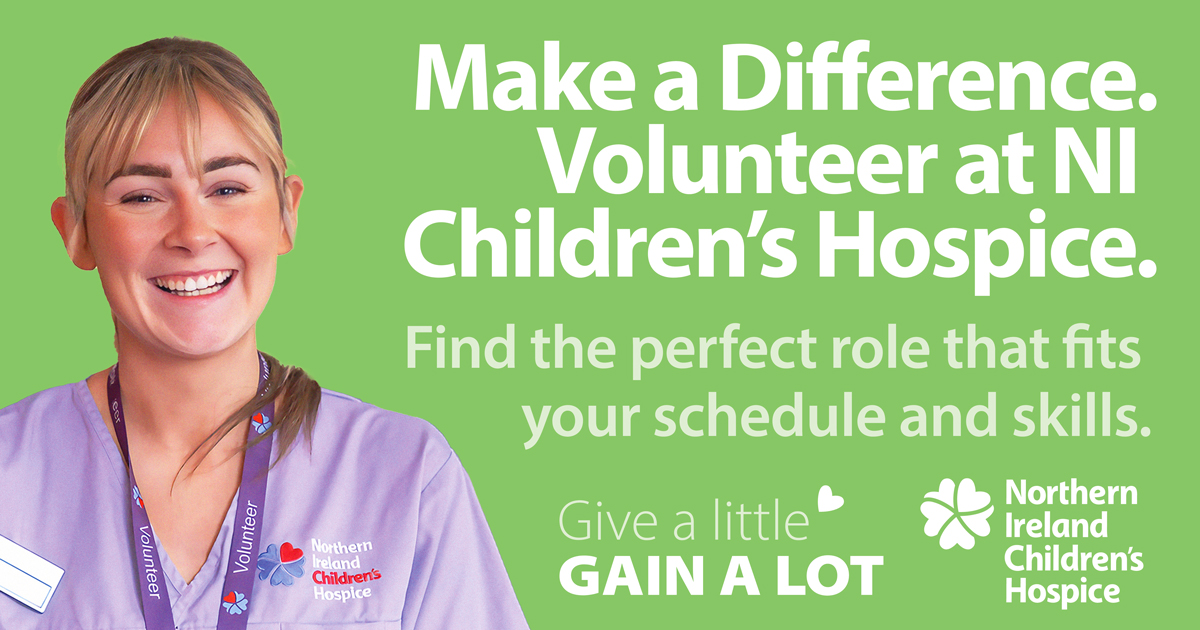 Volunteer at NI Children's Hospice and make a difference! 💜 We are currently recruiting for several exciting volunteer roles throughout our Children's Hospice! If you're passionate about using your skills to make a meaningful impact apply today at: brnw.ch/21wJisP