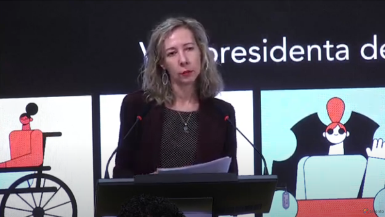 🗣️ @Patriciasanzc, vicepresidenta tercera de #Igualdad, #RecursosHumanos y #CulturaInstitucional e #InclusiónDigital de la @ONCE_oficial cierra la presentación del #Informe9Odismet felicitando a @Odismet por su labor a lo largo de estos 10 años, así como a #InsertaEmpleo por…