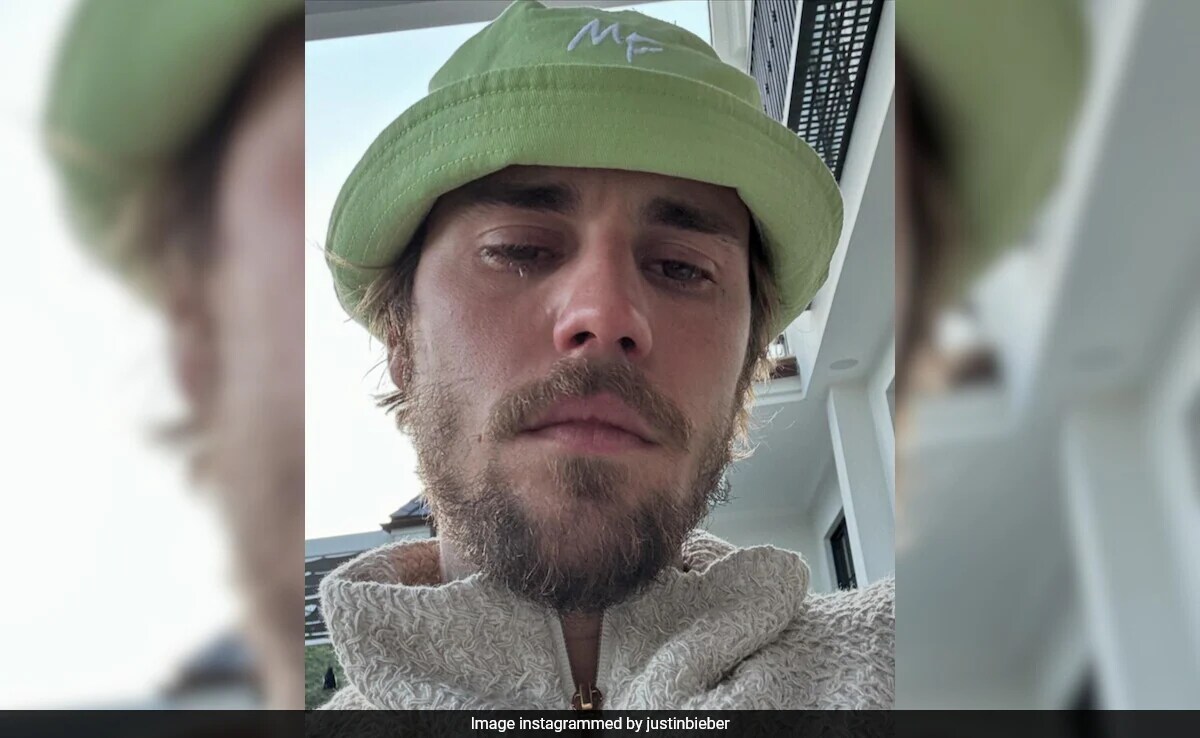 Justin Bieber Posted A Crying Selfie. 'A Pretty Crier,' Commented Hailey ndtv.com/entertainment/…