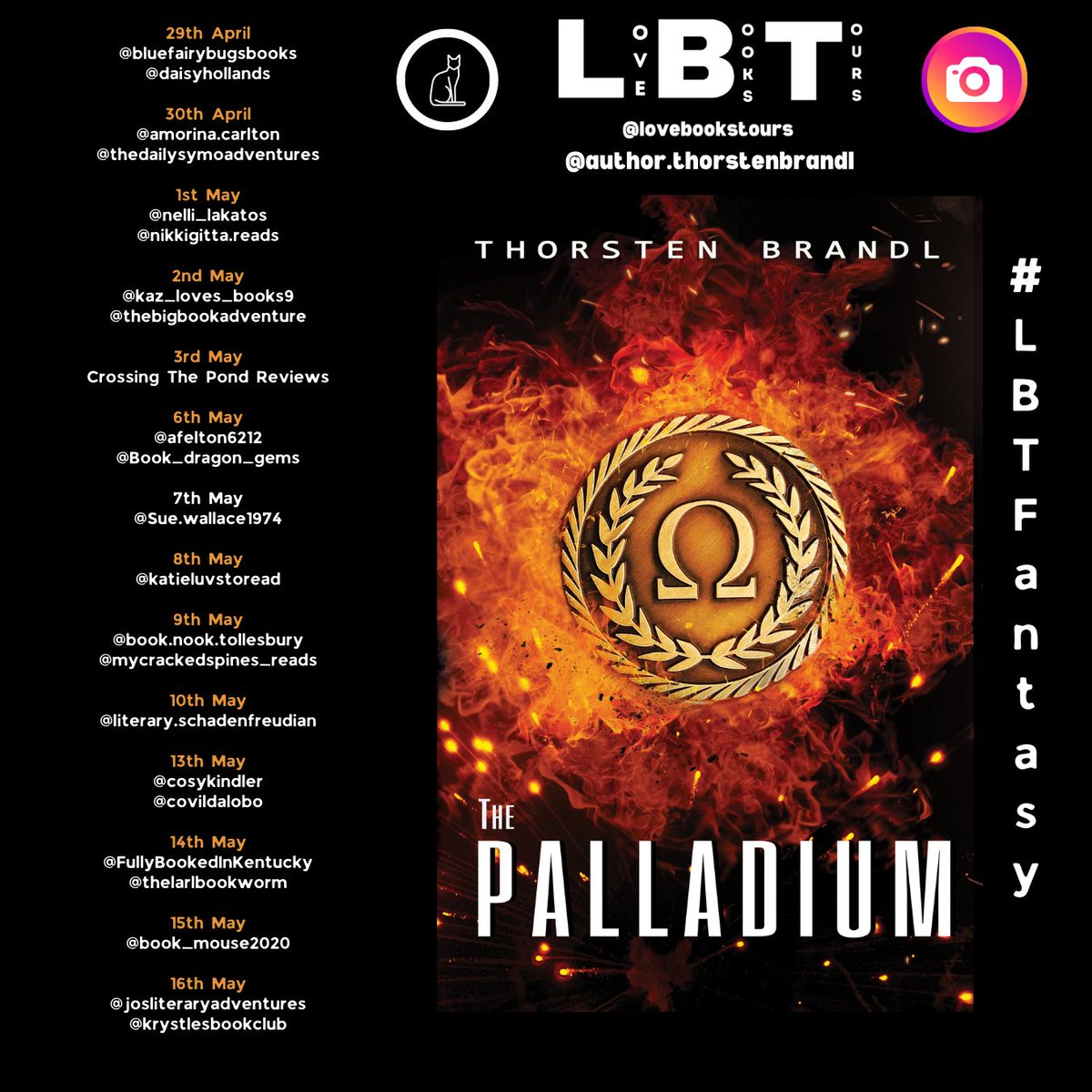 Follow the #Virtualbooktour for The Palladium by Thorsten Brandl | Proudly organised by @lovebookstours #BookTour #LBTCrew #Bookreviews kellylacey.com/2024/04/30/fol… via @KellyALacey