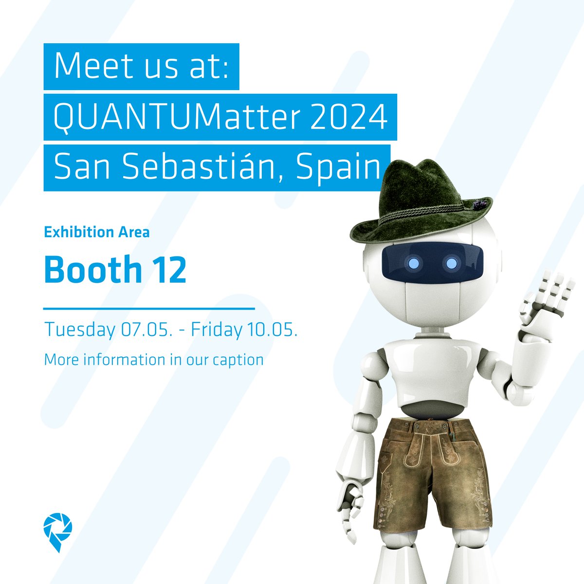Join QUANTUMatter 2024 in San Sebastian, Spain! Explore quantum innovation and technologies with Katinka Uppendahl and Anissa Nasser at booth 12. Engage in discussions on quantum information and matter, including topological insulators. Talk to us first! 🚀
#QUANTUMatter2024